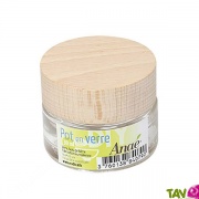 Pot verre et bouchon bois vide 30ml