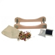 Jeu enfant M�tier � tisser � perles, bracelets br�siliens et bijoux en bois