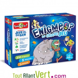 Jeu de plateau Enigmes, jeu de dduction familiale, 7 ans+