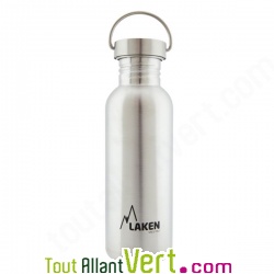 Gourde inox 750ml et bouchon inox