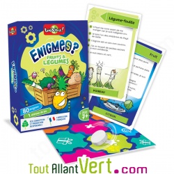 Jeu de cartes Enigmes Fruits et L�gumes, 7 ans +