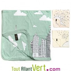 Couverture b�b� en coton bio 100x100 cm Pellianni