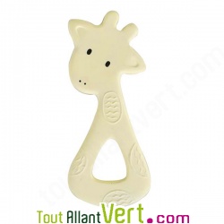 Anneau de dentition b�b� Girafe Jaune caoutchouc naturel