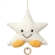 Boite � musique berceuse fil � tirer b�b� Peluche �toile coton et laine bio
