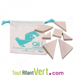 Jeu de Tangram �cologique 7 pi�ces Qi, 5 ans+