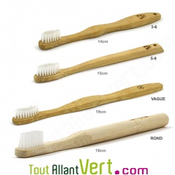 Brosse � dents bambou poils nylon souples