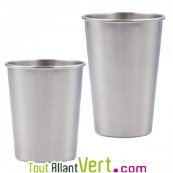 Verre inox l�ger, r�utilisable et incassable