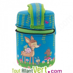 Lunch Box isotherme inox avec housse Biche, 0,5L