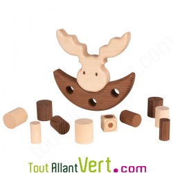 Jeu d\'�quilibre et d\'adresse en bois, 4 ans+