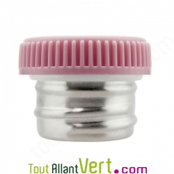 Bouchon inox pour gourde enfant large goulot, Laken