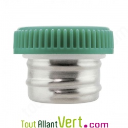 Bouchon inox pour gourde enfant large goulot, Laken