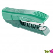 Agrafeuse de poche Vert fonc recycle + 400 agrafes