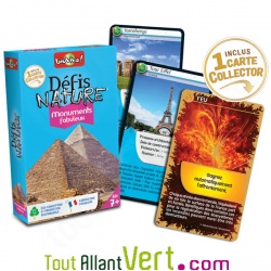 Jeu de cartes D�fis Nature : Monuments Fabuleux, 7 ans+