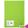 Prot�ge documents en polypro recycl� Vert, 50 pochettes, Forever
