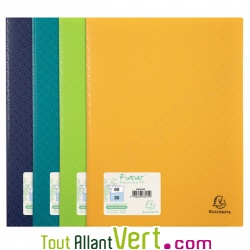 Prot�ge documents en polypro recycl� Jaune, 30 pochettes, Forever