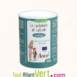 Pot de carbonate de calcium, ingr�dient poudre cosm�tique maison 150g