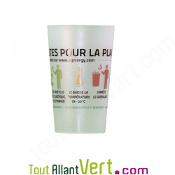 Gobelet en plastique recycl - mes bons gestes pour la plante