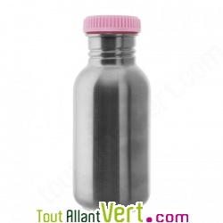 Gourde enfant inox 500ml Housse Licorne sans bisphnol A ni revtement