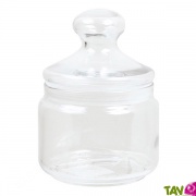 Bonbonnire et son couvercle en verre 0,5l