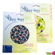 Emballage tissu bio  la cire d'abeille rutilisable 50x60cm, Bizz Bizz