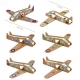 6 avions en carton � fabriquer + 120 stickers, 4-11 ans