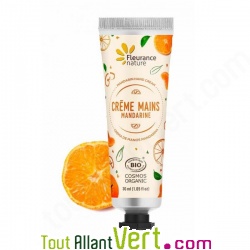 Coffret 4 cr�mes mains Bio Fleur de cerisier, Jasmin, Mandarine, Miel de Fleurance Nature