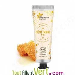 Coffret 4 cr�mes mains Bio Fleur de cerisier, Jasmin, Mandarine, Miel de Fleurance Nature