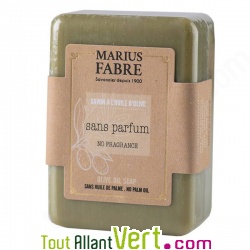 Savonnette de Marseille sans parfum � l\'huile d\'olive, 150g