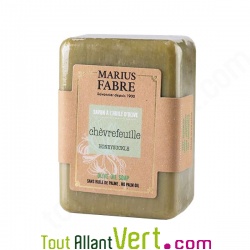 Savonnette de Marseille Ch�vrefeuille � l\'huile d\'olive, 150g