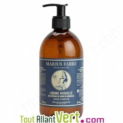 Liquide vaisselle aux copeaux de savon de Marseille, Sans parfum, 500ml