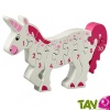 Puzzle en bois licorne avec nombres de 1 � 10