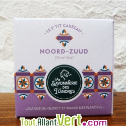 Savon Bio Surgras Lavande du quercy et Mauve des flandres 100g