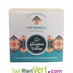 Savon surgras � froid bio au lait d\'avoine et huile d\'amande douce 100g