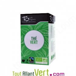 Th� vert bio de Chine, bo�te de 24 sachets
