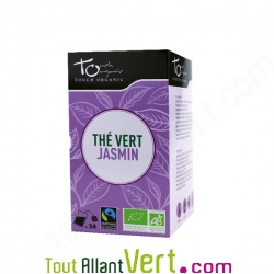 Th� vert Jasmin bio de Chine, bo�te de 24 sachets