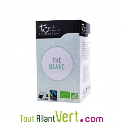 Th� blanc bio de Chine, bo�te de 24 sachets