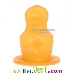 2 T�tines en latex anti-colique pour biberon marque Emil die Flasche