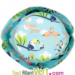 Chapeau Bob enfant Love is the air en coton biologique