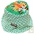 Chapeau Bob enfant Tigre vert en coton biologique Taille M, 2-3 ans, 49-51cm