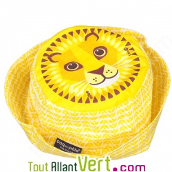 Chapeau enfant Lion Coton biologique Taille L ,4-6 ans , 52-54cm