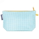 Trousse d\'�cole en coton biologique L�opards des neiges 22 x 13 cm