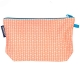 Grande trousse d\'�cole Paon en coton bio 22 x 13 cm