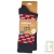 2 paires Chaussettes Coton Bio, marine et cubes rouges 43-46