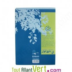 Cahier recycl� Grands Carreaux A4 96p Bleu Forever