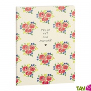 Carnet recycl� 15x21 cm Nature, Julie Adore