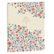 Carnet recycl� 15x21 cm Fleur, Julie Adore