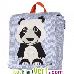 Sac  dos maternelle enfant bio Panda 23 x 23 x 7.5 cm
