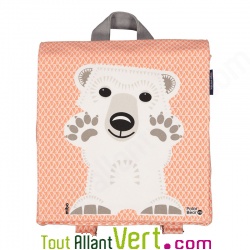 Sac  dos bio enfant maternelle Ours 23 x 23 x 7.5 cm