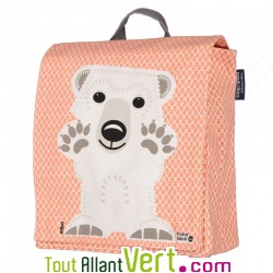 Sac  dos bio enfant maternelle Ours 23 x 23 x 7.5 cm