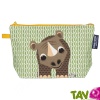 Grande trousse bio cole enfant Rhinocros 22 x 13 cm